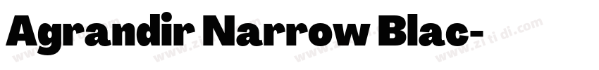 Agrandir Narrow Blac字体转换 Agrandir Narrow Blac字体转换